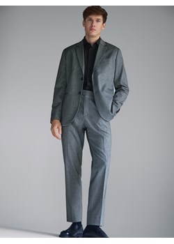 Reserved - Marynarka slim fit z wiskozą - czarny ze sklepu Reserved w kategorii Marynarki męskie - zdjęcie 186796945