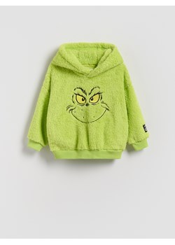 Reserved - Świąteczna bluza Grinch - zielony - id: 023HN-71X - marki Reserved - 186797328 Reserved - Świąteczna bluza Grinch - zielony ze sklepu Reserved w kategorii Bluzy chłopięce - zdjęcie 186797328
