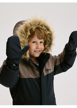 Reserved - Ocieplany kombinezon z rękawiczkami - granatowy ze sklepu Reserved w kategorii Kombinezony i kurtki - zdjęcie 186797796