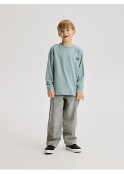 Reserved - Longsleeve z nadrukiem - miętowy ze sklepu Reserved w kategorii T-shirty chłopięce - zdjęcie 186797808