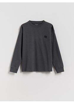 Reserved - Longsleeve z nadrukiem - ciemnoszary ze sklepu Reserved w kategorii T-shirty chłopięce - zdjęcie 186797815