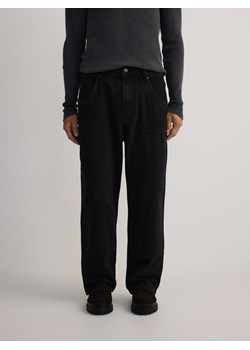 Reserved - Jeansy straight z przeszyciami - czarny ze sklepu Reserved w kategorii Jeansy męskie - zdjęcie 186798219