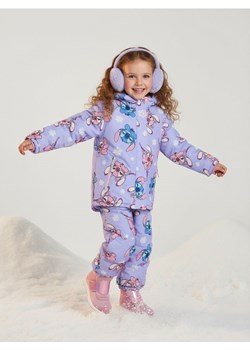 Sinsay - Kurtka puffer z kapturem Stitch - niebieski ze sklepu Sinsay w kategorii Kurtki dziewczęce - zdjęcie 186799166
