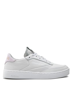 Sneakersy Reebok Club C Clean GX3692 Szary ze sklepu eobuwie.pl w kategorii Buty sportowe damskie - zdjęcie 186799459