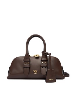 Torebka PINKO Bowling Bag Baguette AI 25-26 PLTT 105334 A0QO Brązowy - id: 8053177173956 - marki Pinko - 186799479 Torebka PINKO Bowling Bag Baguette AI 25-26 PLTT 105334 A0QO Brązowy ze sklepu eobuwie.pl w kategorii Torebki damskie - zdjęcie 186799479