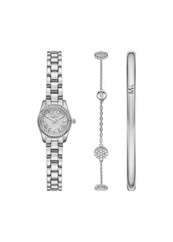 Michael Kors Zestaw zegarek i bransoletka MK4948SET Srebrny ze sklepu MODIVO w kategorii Zegarki - zdjęcie 186800176