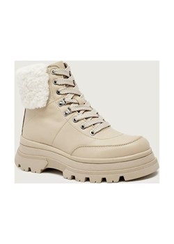 BOSS BLACK Botki na platformie Foster | shearling | skóra ze sklepu Gomez Fashion Store w kategorii Workery damskie - zdjęcie 186801445