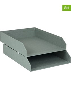 BigsoBox Organizery (2 szt.) &quot;Hakan&quot; w kolorze zielonym na dokumenty - 23 x 6 x 31 cm ze sklepu Limango Polska w kategorii Akcesoria biurowe - zdjęcie 186802327
