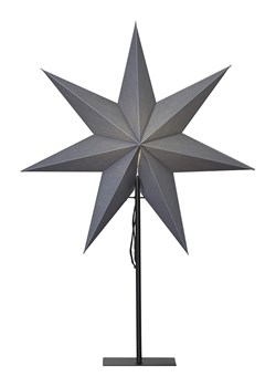 STAR Trading Lampa stojąca &quot;Ozen&quot; w kolorze czarnym - 55 x 75 cm ze sklepu Limango Polska w kategorii Dekoracje bożonarodzeniowe - zdjęcie 186802368