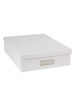BigsoBox Pudełko &quot;Oskar&quot; w kolorze białym na dokumenty - 35 x 26 x 8,5 cm ze sklepu Limango Polska w kategorii Akcesoria biurowe - zdjęcie 186802655