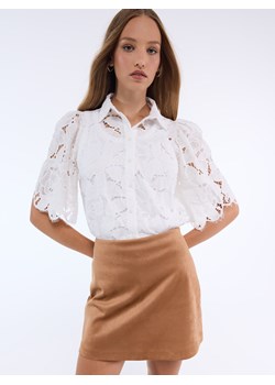 Mohito - Koszula z krótkim rękawem - biały ze sklepu Mohito w kategorii Koszule damskie - zdjęcie 186802755