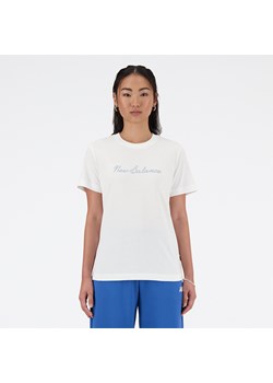 Koszulka damska New Balance WT41909WT – biała ze sklepu New Balance Poland w kategorii Bluzki damskie - zdjęcie 186804177