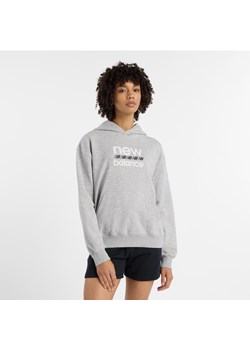 Bluza damska New Balance WT51519AG – szara ze sklepu New Balance Poland w kategorii Bluzy damskie - zdjęcie 186804307