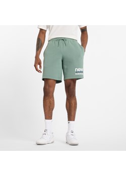 Spodenki męskie New Balance MS51940DKJ – miętowe ze sklepu New Balance Poland w kategorii Spodenki męskie - zdjęcie 186804399