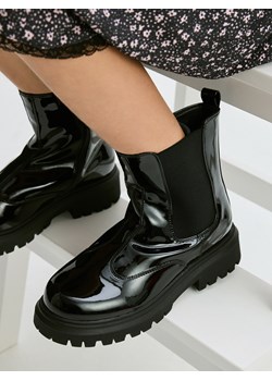 Reserved - Botki z wysoką cholewką - czarny ze sklepu Reserved w kategorii Buty zimowe dziecięce - zdjęcie 186804688