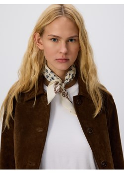 Reserved - Bawełniana apaszka - złamana biel ze sklepu Reserved w kategorii Szaliki i chusty damskie - zdjęcie 186804735