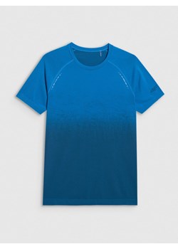Męska koszulka do biegania 4F 4FWAW25TFTSM1505 - niebieska ze sklepu Sportstylestory.com w kategorii T-shirty męskie - zdjęcie 186805458
