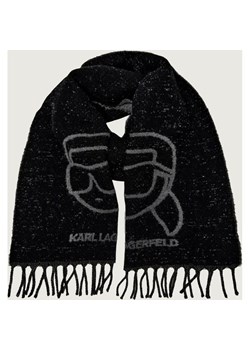 Karl Lagerfeld Wełniany szal Ikon - id: KL255W000169087 - marki Karl Lagerfeld - 186806147 Karl Lagerfeld Wełniany szal Ikon ze sklepu Gomez Fashion Store w kategorii Szaliki i chusty damskie - zdjęcie 186806147