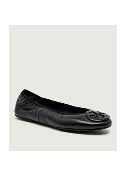 TORY BURCH Skórzane baleriny MINNIE TRAVEL ze sklepu Gomez Fashion Store w kategorii Balerinki - zdjęcie 186806157