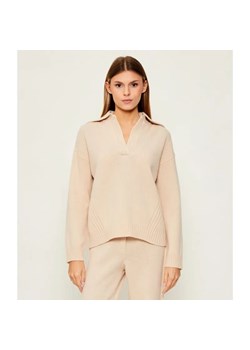 Marella SPORT Wełniany sweter DOTTO | Relaxed fit ze sklepu Gomez Fashion Store w kategorii Swetry damskie - zdjęcie 186806197