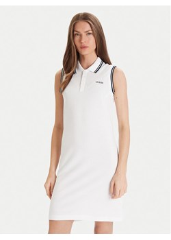 Guess Sukienka codzienna V5GK04 KCOK1 Biały Bodycon Fit ze sklepu MODIVO w kategorii Sukienki - zdjęcie 186806265