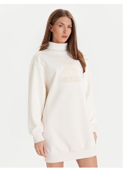 Guess Sukienka codzienna V5YK07 KCX22 Écru Regular Fit ze sklepu MODIVO w kategorii Sukienki dziewczęce - zdjęcie 186806266