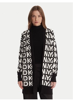 DKNY Kardigan P5MXAX88 Écru Relaxed Fit ze sklepu MODIVO w kategorii Swetry damskie - zdjęcie 186806286