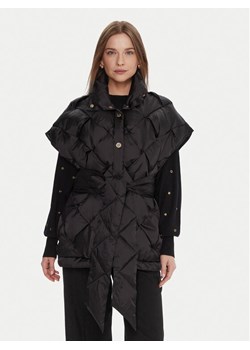 Lola Casademunt by Maite Bezrękawnik RAINFOREST W PKT 4 BEIGE DIMITY Czarny Oversize ze sklepu MODIVO w kategorii Kamizelki damskie - zdjęcie 186806356