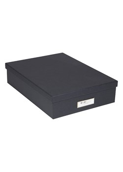 BigsoBox Pudełko &quot;Oskar&quot; w kolorze antracytowymna dokumenty - 35 x 26 x 8,5 cm ze sklepu Limango Polska w kategorii Akcesoria biurowe - zdjęcie 186808199