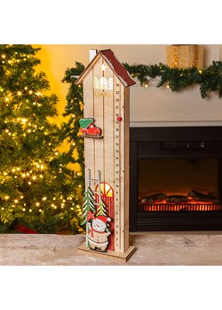 Hollybell Dekoracyjna lampa LED "House" w kolorze beżowym - 12 x 45,5 x 6 cm - id: 17726229 - marki Hollybell - 186808636 Hollybell Dekoracyjna lampa LED "House" w kolorze beżowym - 12 x 45,5 x 6 cm ze sklepu Limango Polska w kategorii Oświetlenie - zdjęcie 186808636