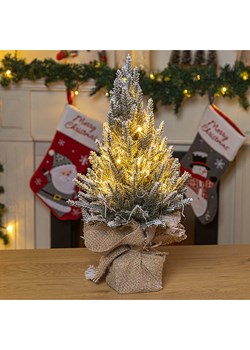 Hollybell Dekoracja LED "Christmas Tree" w kolorze zielono-białym - dł. 45 cm - id: 17726265 - marki Hollybell - 186808637 Hollybell Dekoracja LED "Christmas Tree" w kolorze zielono-białym - dł. 45 cm ze sklepu Limango Polska w kategorii Oświetlenie - zdjęcie 186808637