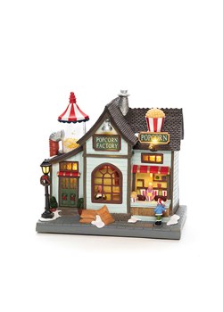 Konstsmide Lampa dekoracyjna LED &quot;Popcorn factory&quot; ze wzorem - 22,5 x 22 x 14 cm ze sklepu Limango Polska w kategorii Oświetlenie - zdjęcie 186808739