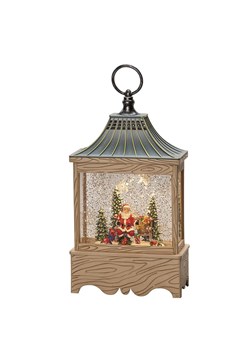 Konstsmide Dekoracyjna lampa LED &quot;Santa and tree&quot; w kolorze beżowym - 16 x 29 x 7,5 cm ze sklepu Limango Polska w kategorii Oświetlenie - zdjęcie 186808749