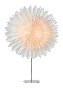 Marksljöd Lampa stołowa &quot;Solina&quot; w kolorze biało-srebrnym - 48 x 75 x 16 cm ze sklepu Limango Polska w kategorii Oświetlenie - zdjęcie 186808828