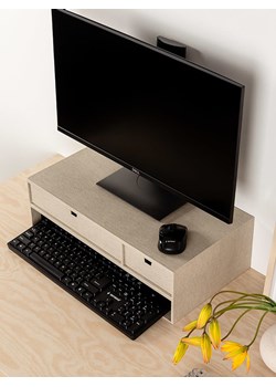 BigsoBox Stojak "Ted" w kolorze beżowym na monitor - 48,5 x 15 x 26 cm - id: 17863179 - marki Bigsobox - 186808975 BigsoBox Stojak "Ted" w kolorze beżowym na monitor - 48,5 x 15 x 26 cm ze sklepu Limango Polska w kategorii Akcesoria biurowe - zdjęcie 186808975