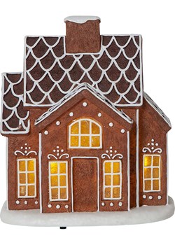 STAR Trading Dekoracja LED &quot;Gingerville&quot; w kolorze brązowym - 14 x 16 cm ze sklepu Limango Polska w kategorii Oświetlenie - zdjęcie 186809149