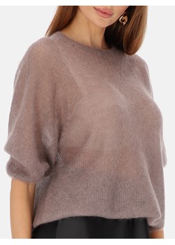 Szary sweter moherowy damski L'AF Era ze sklepu Eye For Fashion w kategorii Swetry damskie - zdjęcie 186811726