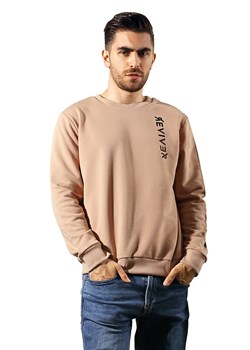 Bluza nierozpinana Reviver F5598 beżowy ze sklepu kontri.pl w kategorii Bluzy męskie - zdjęcie 186811857
