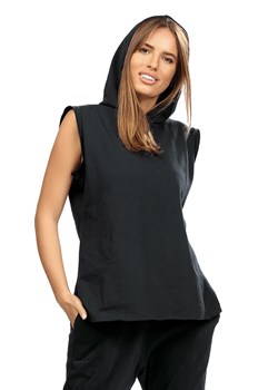Bluza nierozpinana Reviver F5578 czarny - id: 39401 - marki Reviver - 186811858 Bluza nierozpinana Reviver F5578 czarny ze sklepu kontri.pl w kategorii Bluzy damskie - zdjęcie 186811858