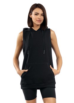 Bluza nierozpinana Reviver F5525 czarny ze sklepu kontri.pl w kategorii Bluzy damskie - zdjęcie 186811896