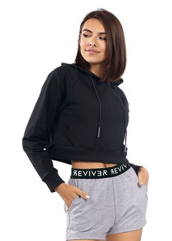 Bluza nierozpinana Reviver F5513 czarny ze sklepu kontri.pl w kategorii Bluzy damskie - zdjęcie 186811909