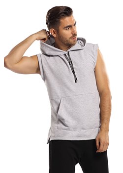 Bluza nierozpinana Reviver F5551 szary ze sklepu kontri.pl w kategorii Bluzy męskie - zdjęcie 186811995
