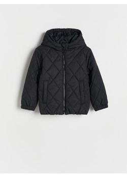 Reserved - Pikowana kurtka z kapturem - czarny - id: 942AV-99X - marki Reserved - 186812247 Reserved - Pikowana kurtka z kapturem - czarny ze sklepu Reserved w kategorii Kurtki dziewczęce - zdjęcie 186812247