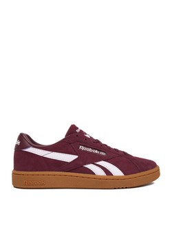 Sneakersy Reebok EO-CLUB C GROUNDS UK 100229523 Bordowy ze sklepu eobuwie.pl w kategorii Buty sportowe damskie - zdjęcie 186812805