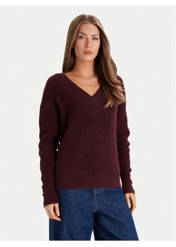 Morgan Sweter 252-MSTAR Bordowy Regular Fit ze sklepu MODIVO w kategorii Swetry damskie - zdjęcie 186812919