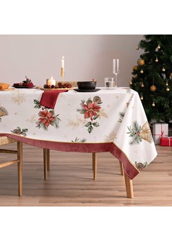 Mint Rugs Obrus &quot;Christmas Carols&quot; w kolorze biało-zielono-czerwonym ze sklepu Limango Polska w kategorii Obrusy i bieżniki - zdjęcie 186813406