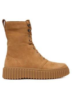 Trzewiki Clarks Torhill Style 26182917 Brązowy ze sklepu eobuwie.pl w kategorii Botki - zdjęcie 186814117