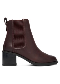 Clarks Botki Chamberly Top 26182864 Bordowy ze sklepu MODIVO w kategorii Botki - zdjęcie 186814297