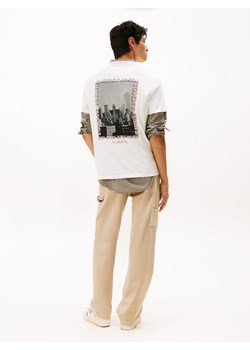 Tommy Jeans Koszulka męska Mężczyźni Bawełna écru nadruk ze sklepu vangraaf w kategorii T-shirty męskie - zdjęcie 186815496