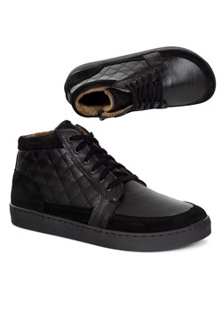 Buty damskie zimowe barefoot skórzane Z-B05 czarne ze sklepu butyolivier w kategorii Botki - zdjęcie 186815686